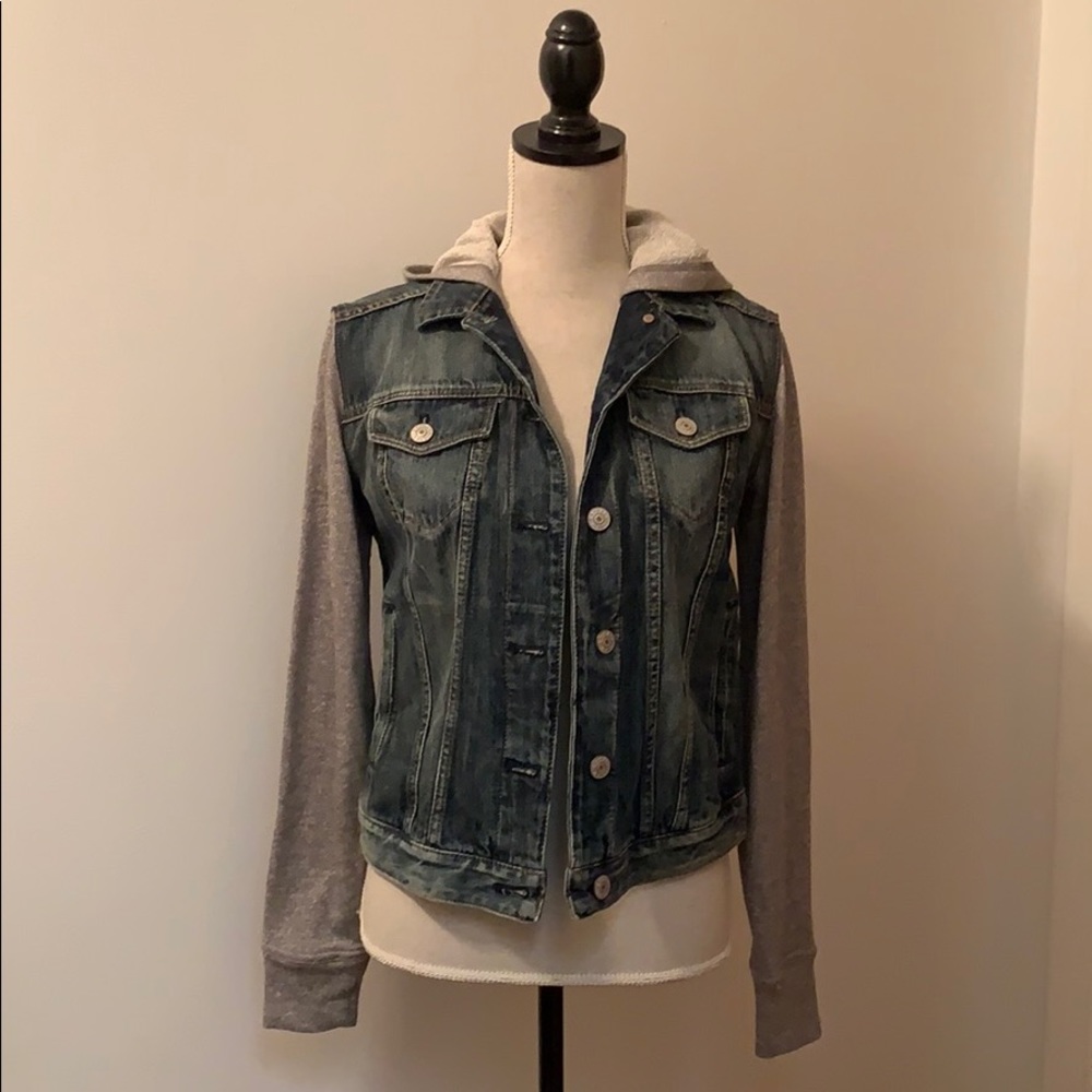 Express denim/sweat jacket